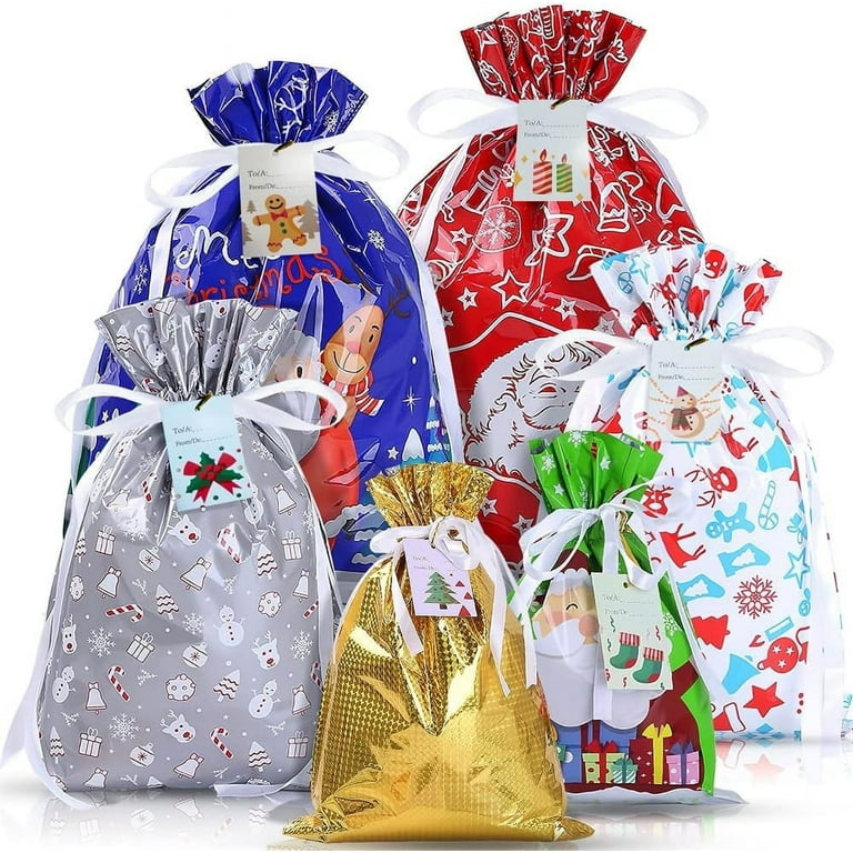 Christmas tie gift bags sale