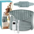 thumbnail image 1 of COCOBELA Heating Pad for Back Pain Relief, Electric Heating Pad for Period Cramps Neck Shoulders with Belt, 4 Timer 6 Heat Setting & Auto Shut Off, 12"x24"+20" Large Moist Heat Pad for Mom,Dad, 1 of 6