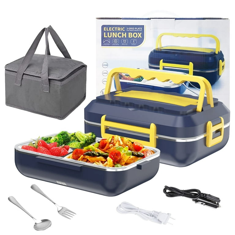 COCOBELA Portable Bento Lunch Box for Adults and Kids With 3