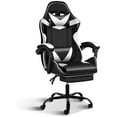 thumbnail image 1 of COCOKUN Gaming Chair with Footrest, Big and Tall Gamer Chair, Racing Style Adjustable Swivel Office Chair, Ergonomic Video Game Chairs with Headrest and Lumbar Support, 1 of 9