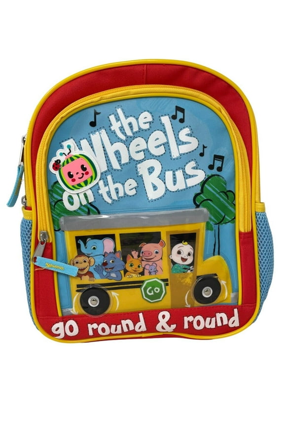 COCOMELON 12 INCHES GO ROUND & ROUND School Backpack