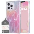 thumbnail image 1 of COCOMII Rectangle for iPhone 13 Pro Max Case, Pink Real Mother of Pearl, 1 of 6