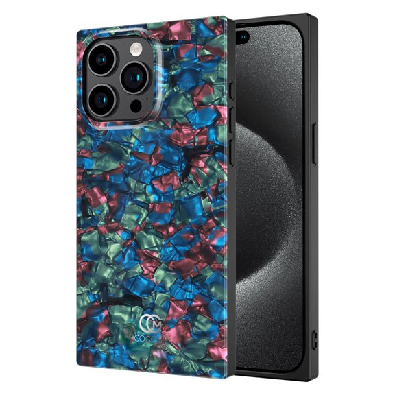 COCOMII Rectangle for iPhone 14 Pro Case, Prismatic Opal