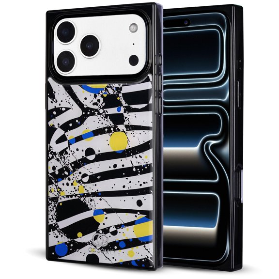COCOMII Rectangle for iPhone 17 Pro Case, Bold Chroma Zebra