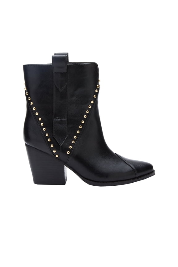 COCONUTS by Matisse Womens Ace Studded Pull On Pointed Toe Ankle Boots