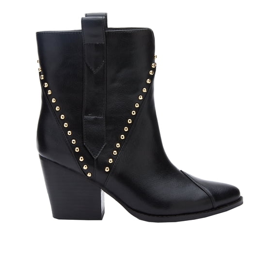 COCONUTS by Matisse Womens Ace Studded Pull On Pointed Toe Ankle Boots