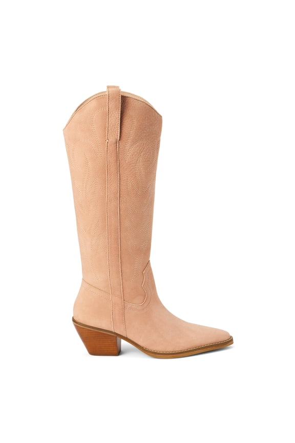 COCONUTS by Matisse Womens Agency Embroidered Pointed Toe Zippered Cowboy