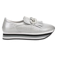 thumbnail image 1 of COCONUTS by Matisse Womens Bess Metallic Platform Loafers Casual Shoes, 1 of 5