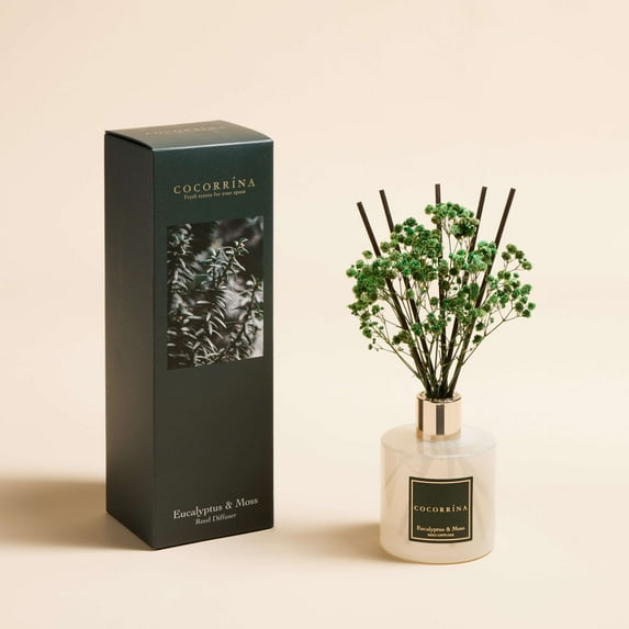 COCORRÍNA Eucalyptus & Moss Reed Diffuser Set