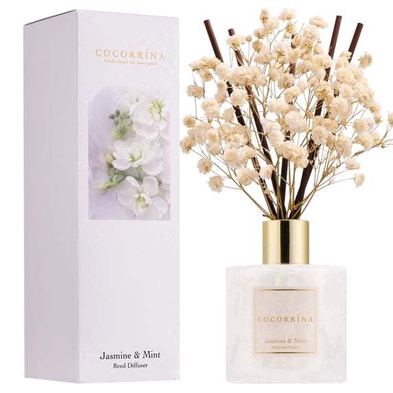 COCORRÍNA Jasmine&Mint Reed Diffuser Set