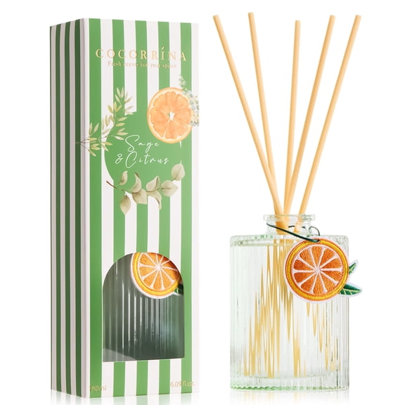 COCORRÍNA Sage&Citrus Reed Diffuser Set