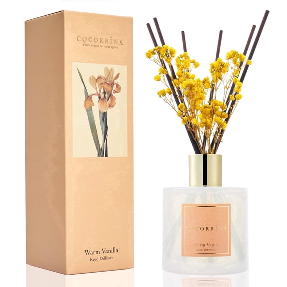 COCORRÍNA Warm Vanilla Reed Diffuser Set
