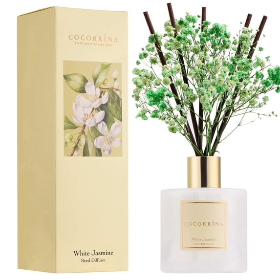 COCORRÍNA White Jasmine Reed Diffuser Set