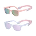 thumbnail image 1 of COCOSAND Baby Sunglasses with Strap Square Frame UV400 for Infant Toddler Boys Girls Age 0-24 Months, 2-Pack, 1 of 9