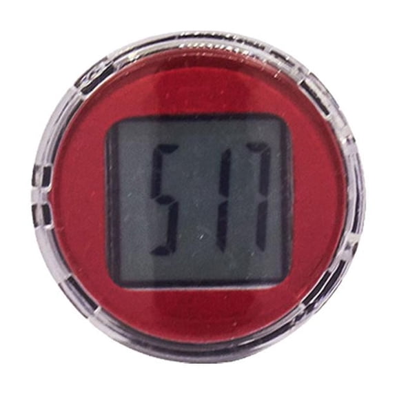 COCOTINA GHYJPAJK Mini Motorcycle Clocks, Stick On Analog Car Clock,Stick-On Clock Watch, Motorbike Mount Motorcycle Clock,Mini Car Vent Stick-On Clock Watch for Dashboard Boat Bike Home M6V8