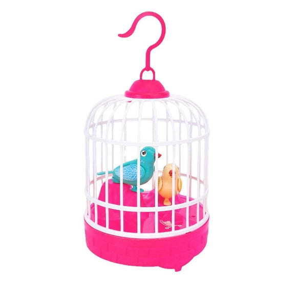 COCOTINA Inductive Sound Voice Control Bird Cage Funny Toy Children Toy Pet H2M7