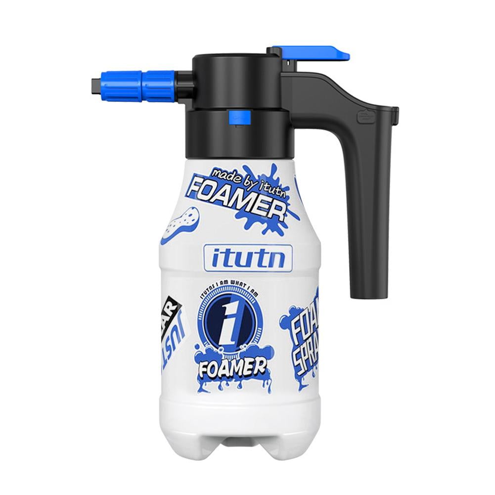 COCOTINA S-JIANG Electric Car Foam Sprayer 1.5L Handheld Foamer Rechargeable Battery Powered Foam Cannon for Washing Vehicle Car Cordless Sprayer V5R2