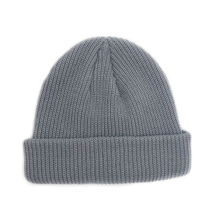 Winter Beanie Hat Cotton Knit Casual Warm Cap Unisex Adults Winter Beanie Hat Unisex Minimalist Cold Weather Earthy  main image 3