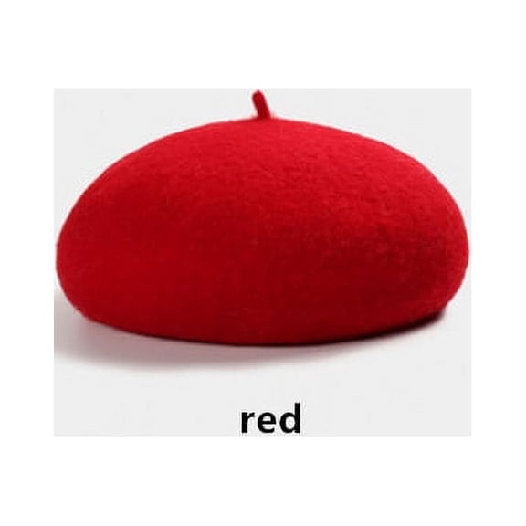 COCOpeaunt 17 Colors! New Women Beret French Artist Warm Wool Winter Beanie Hat Cap Vintage Plain Beret Hats Solid Color Elegant Lady Caps