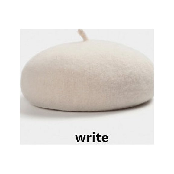 COCOpeaunt 17 Colors! New Women Beret French Artist Warm Wool Winter Beanie Hat Cap Vintage Plain Beret Hats Solid Color Elegant Lady Caps