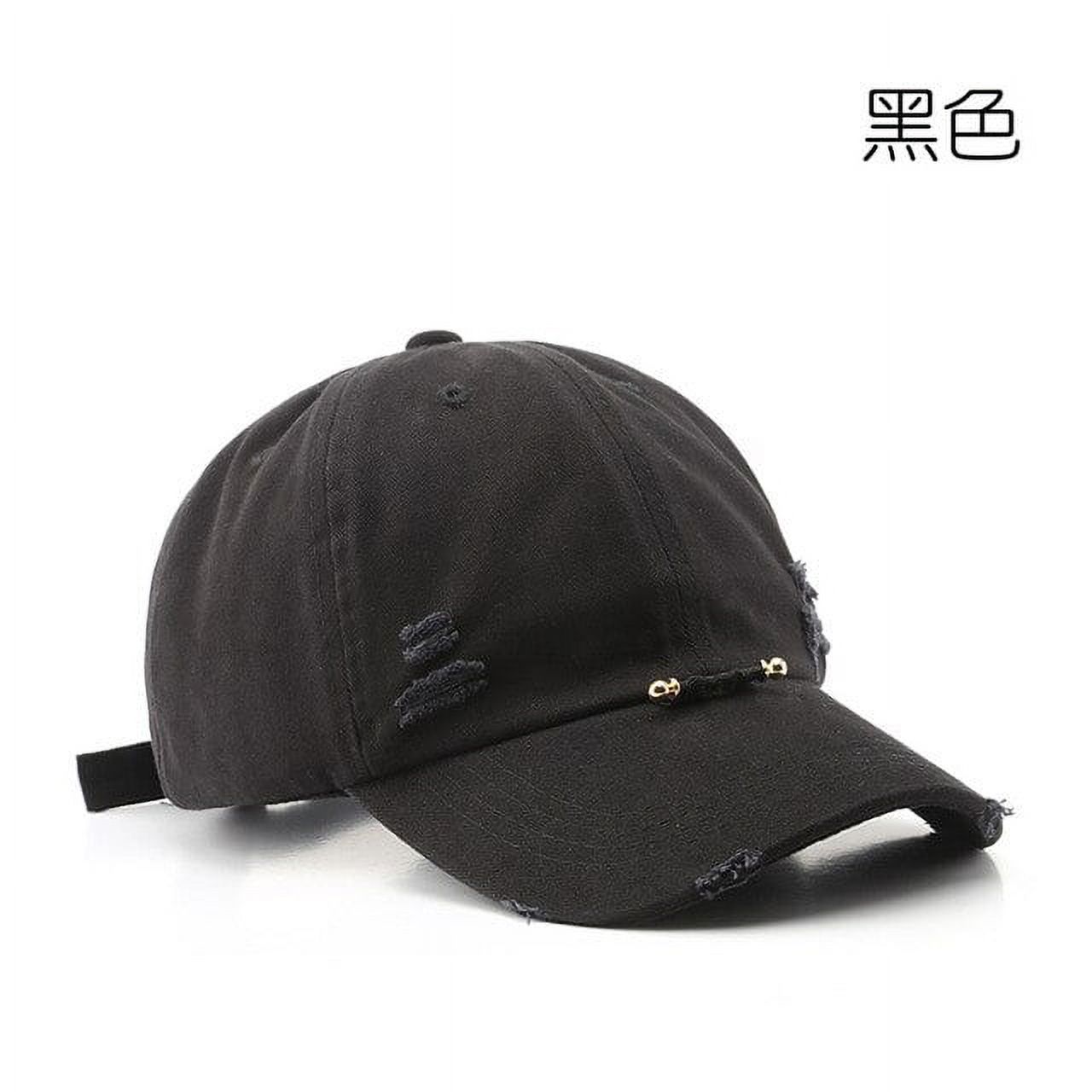 Casquette De Baseball Snapback Denim Lavé - Chapeau Unisexe Homme Femme Lettres C-001, Style Confortable Toute L'Année