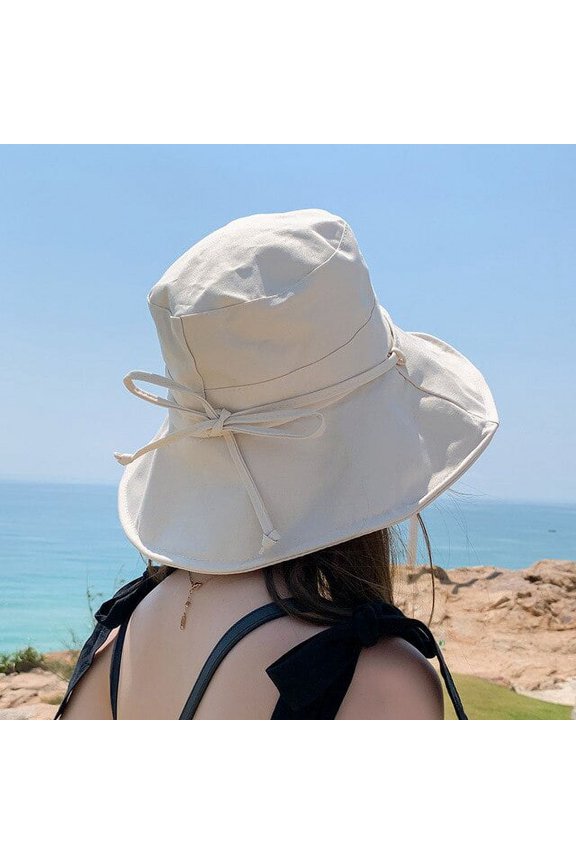 Big Brim Women Bucket Hat Candy Color Sunscreen Hat Outdoor Travel Riding Hat Fisherman Hat Hip Hop Panama Hat Women Gift