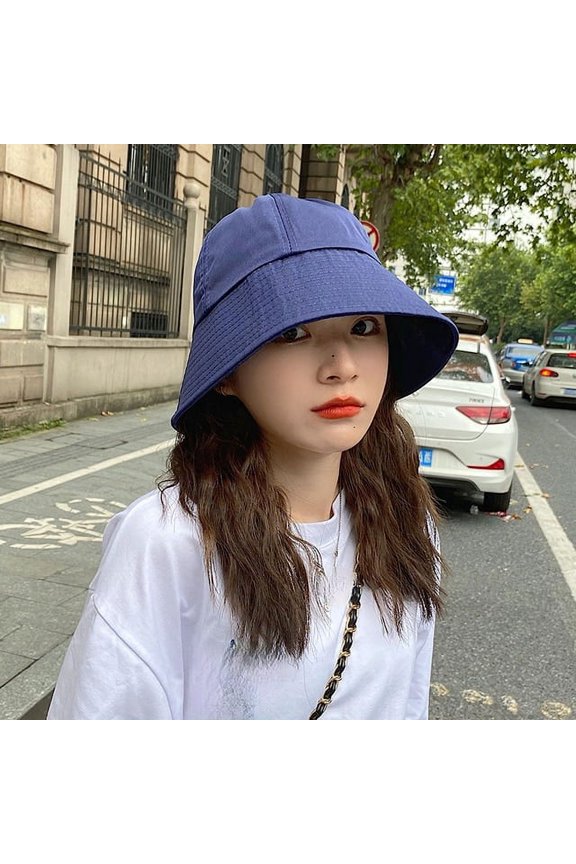 Black White Solid Bucket Hat Unisex Bob Caps Hip Hop Gorros Men Women Summer Autumn Panama Cap Beach Sun Fishing Boonie Hat