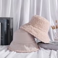 thumbnail interactive-video image 1 of Women Sherpa Fleeced Cute Sheep Ear Bucket Hat Winter Thick Warm Lolita 1 of 9