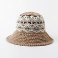 thumbnail image 1 of COCOpeaunt Fashion Autumn Winter Knitted Bucket Hats Female Bucket Hat for Women Girl Thickened Soft Warm Fishing Cap Outdoor Lady Present, 1 of 6