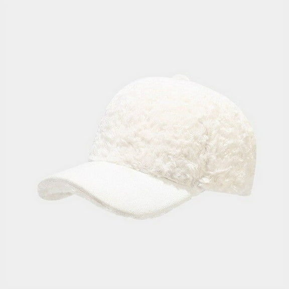 COCOpeaunt Fashion Autumn Winter Outdoor Warm Cap Wool Thicken Baseball Cap Women Girls Solid Snapback Adjustable Hip-Hop Hat Visor