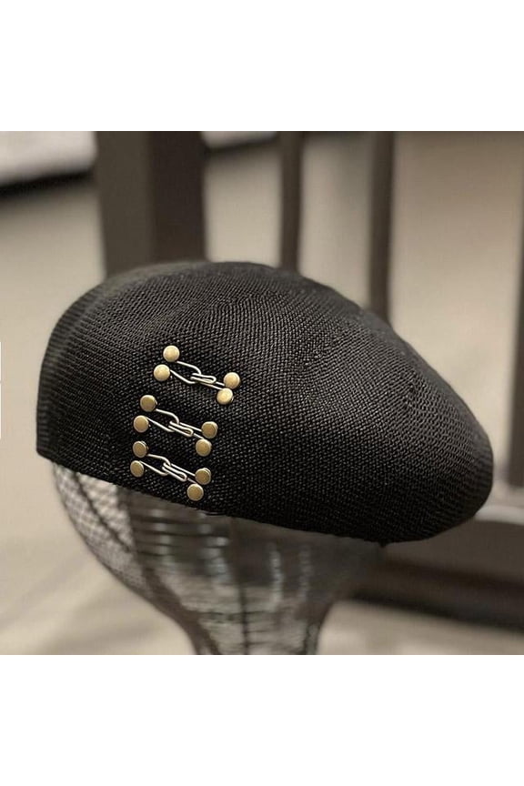 Fashion Brimless Baret Lolita Beret Hat for Women Fall Winter French Designer British Painter Octagonal Hats Girls Hat