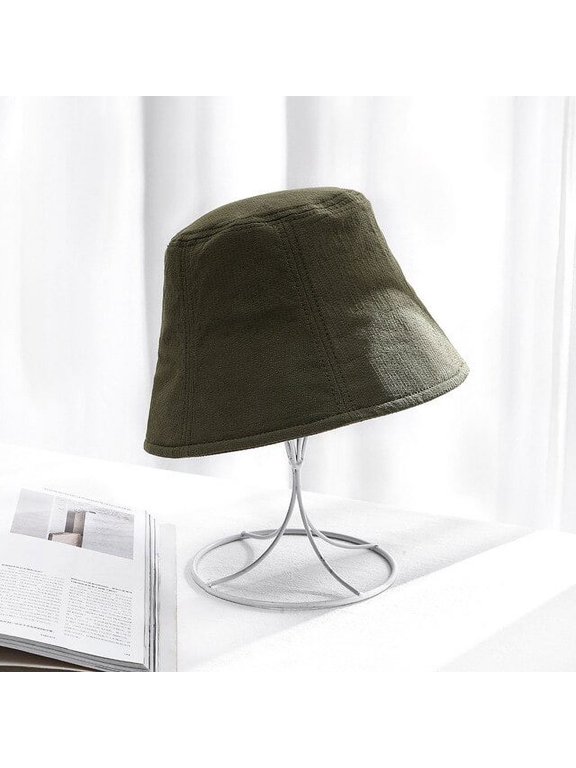 Fashion Cotton Solid Bucket Hat Women Bob Caps Hip Hop Gorros Women Summer Panama Cap Beach Sun Fishing Boonie Hat Outdoor