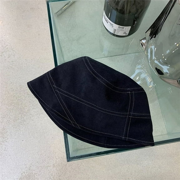 COCOpeaunt Fashion Cotton Spring Summer Bucket Hat Women Casual Solid Colors Fisherman Hat Sunshade Sunscreen Travel Casual Outdoor Hat Cap