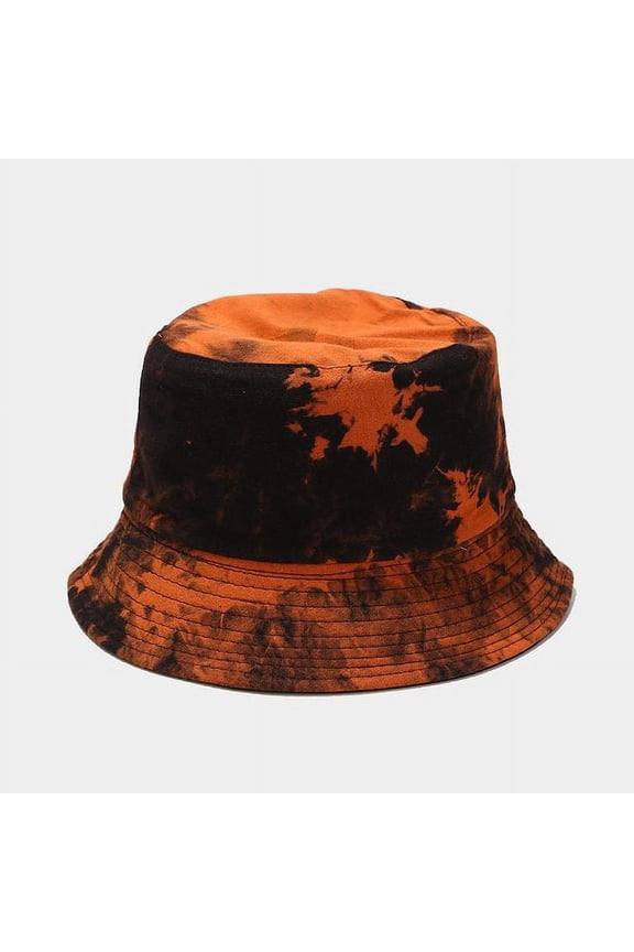 Fashion Graffiti Style Panama Summer Harajuku Bucket Hat Colorful Tie Dye Fisherman Hat Reversible Bob Bucket Cap for Men Women