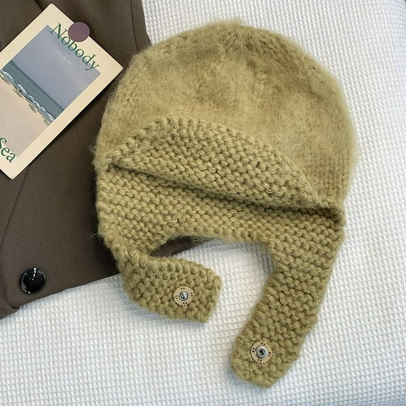 COCOpeaunt Fashion Winter Hats Keep Warm Bomber Hat Women Winter Aviator Trooper Warm Ear Protection Beanies Russian for Women Earflap Caps