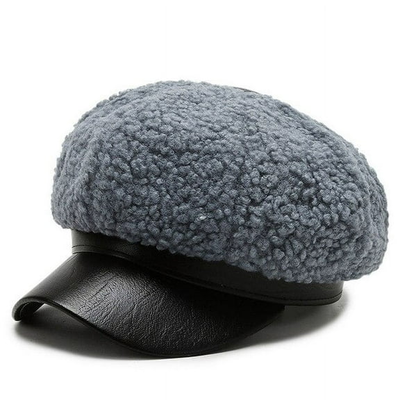 COCOpeaunt Fashion Women Military Hat Autumn Winter Sailor Hats Black Ladies Beret Caps Flat Top Captain Cap Travel Cadet Octagonal Hat