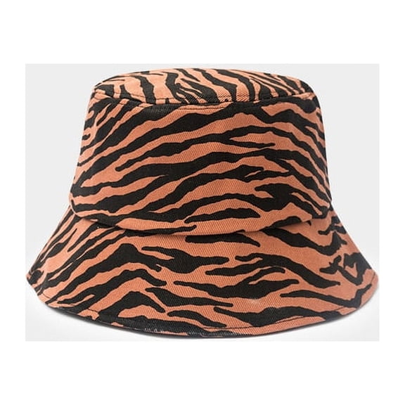COCOpeaunt Fashion Zebra Pattern Bucket Hat Unisex Bob Caps Hip Hop Gorros Women Summer Panama Cap Beach Sun Fishing Boonie Hat Lady Cap