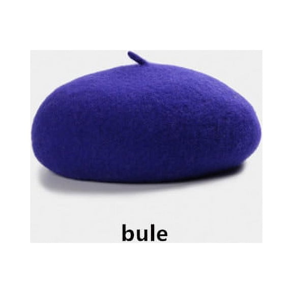 COCOpeaunt Hot Sell Cheap Fashion New Women Wool Solid Color Beret Female Bonnet Caps Winter All Matched Warm Walking Hat Cap 17 Color