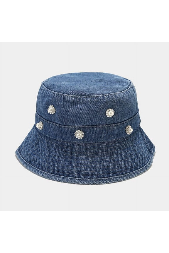 New Autumn Foldable Fisherman Hat Washed Denim Bucket Hats Female Fashion Bob Caps Hip Hop Gorros Lady Women Panama Bucket Cap