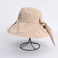 thumbnail image 1 of COCOpeaunt New Cotton Beach Bow Hats for Women Hat Female Lady Bucket Hat Hat Summer Woman Anti-UV Panama Summer Sun Cap Viseira, 1 of 6