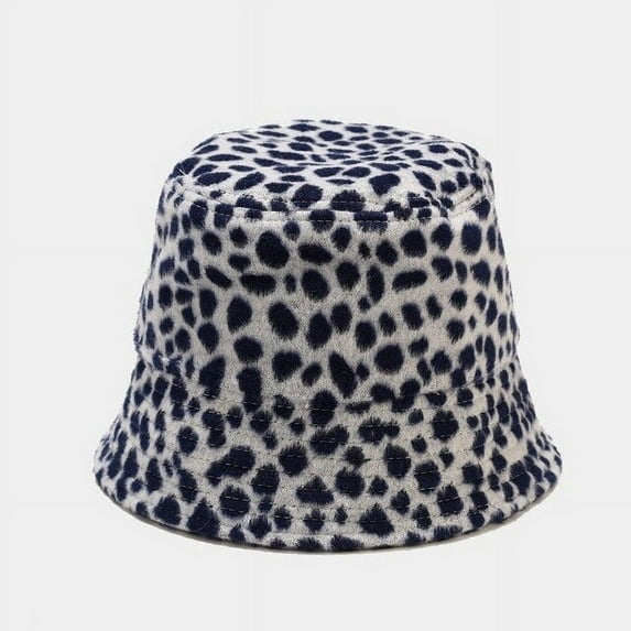 COCOpeaunt New Fashion Women Spots Pattern Bucket Hats Foldable Panama Hat Fisherman Caps for Men Women Gorras Lady Spring Summer Caps