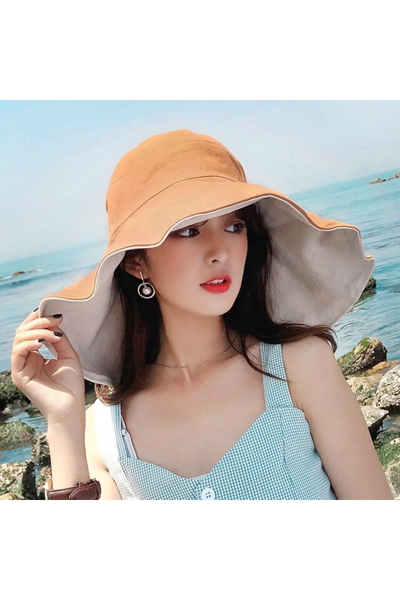 New Female Bucket Hat Wide Brim Two Side Wear Women Bob Caps Hip Hop Gorros Women Summer Panama Cap Beach Sun Fishing Boonie Hat