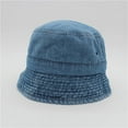 thumbnail image 1 of COCOpeaunt New Fisherman Hat Panama Denim Bucket Hats Outdoor Women Washed Bucket Cap Fashion Hip Hop Gorros Bob Hat Girl Cap Travel, 1 of 6
