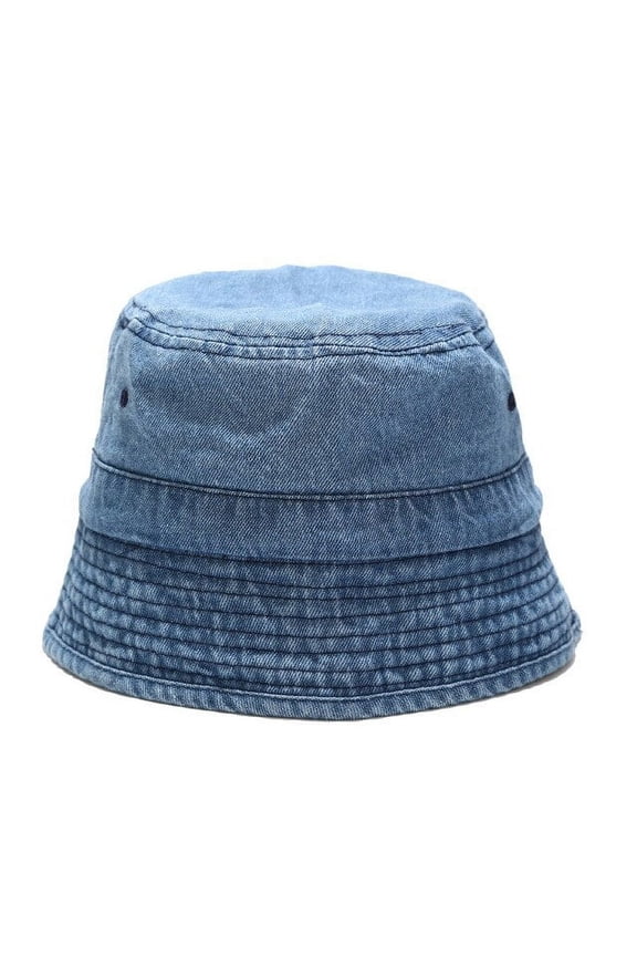 New Foldable Fisherman Hat Washed Denim Bucket Hats Fashion Bob Caps Hip Hop Gorros Women Panama Outdoor Bucket Cap Travel