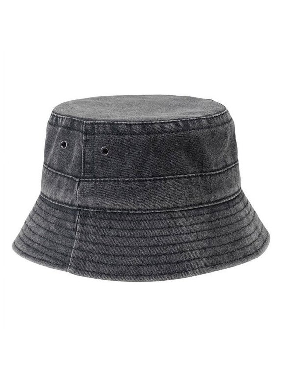 New Foldable Fisherman Hat Washed Denim Bucket Hats Unisex Fashion Bob Caps Hip Hop Gorros Men Women Panama Bucket Cap Gift
