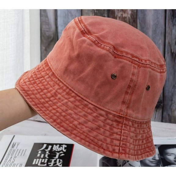 COCOpeaunt New Foldable Fisherman Hat Washed Denim Bucket Hats Unisex Fashion Bob Caps Hip Hop Gorros Men Women Panama Bucket Cap Gift