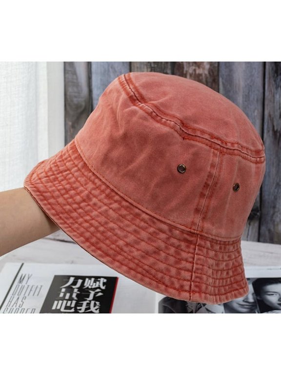 New Foldable Fisherman Hat Washed Denim Bucket Hats Unisex Fashion Bob Caps Hip Hop Gorros Men Women Panama Bucket Cap Gift