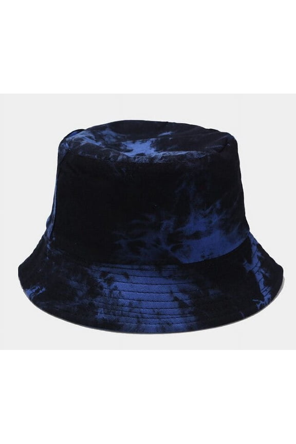 New Graffiti Style Panama Summer Harajuku Bucket Hat Colorful Tie Dye Fisherman Hat Reversible Bob Bucket Cap for Men Women