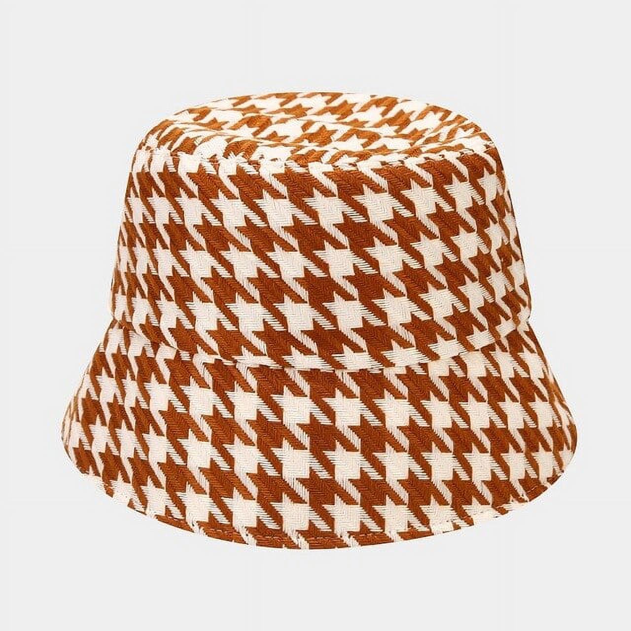 COCOpeaunt New Retro Classic Houndstooth Pattern Fisherman  display picture 1