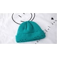 thumbnail image 1 of COCOpeaunt New Solid Hole Style Beanie Knitted Warm Soft Trendy Winter Hats Simple Style Women Casual Caps Elegant All-match Man Beanies, 1 of 6
